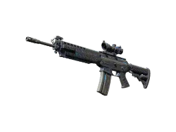 ZywOo's SG 553 | Aloha (Battle-Scarred) CS2 skin