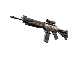 molodoy's SG 553 | Cyberforce (Well-Worn) CS2 skin