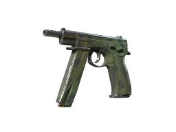 ZywOo's CZ75-Auto | Jungle Dashed (Well-Worn) CS2 skin