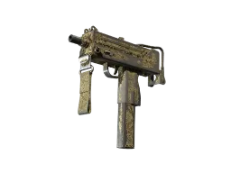 ZywOo's Souvenir MAC-10 | Sienna Damask (Battle-Scarred) CS2 skin