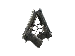 ZywOo's Dual Berettas | Stained (Well-Worn) CS2 skin