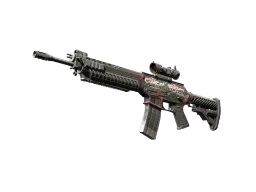 ZywOo's SG 553 | Cyberforce (Battle-Scarred) CS2 skin